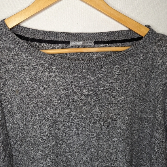 Zara Grey Long Sleeve Pullover Sweater Size Large - Picture 6 of 10